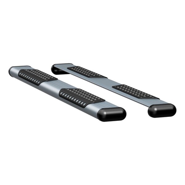 O-MEGA II 6IN OVAL STEPS SILVER POWDER COAT